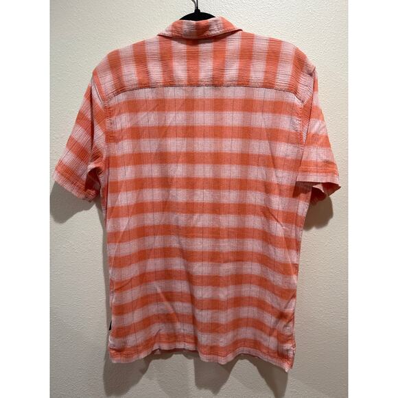 Patagonia Men's A/C Shirt medium orange casual button down - Picture 3 of 4
